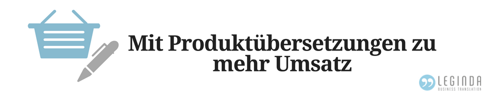 Produktübersetzung