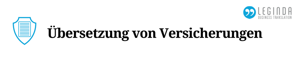 Übersetzung von Versicherungen Blog