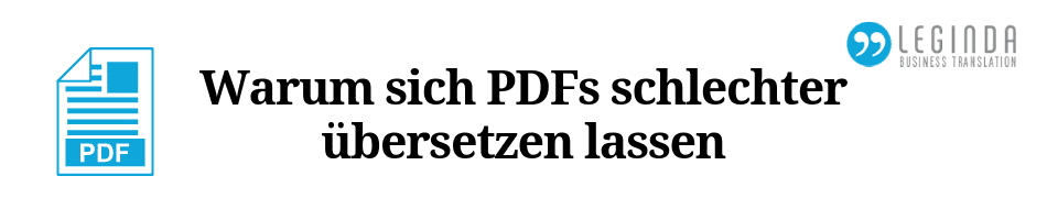 PDFs übersetzen Blog