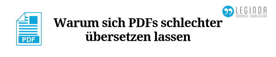 PDFs übersetzen Blog