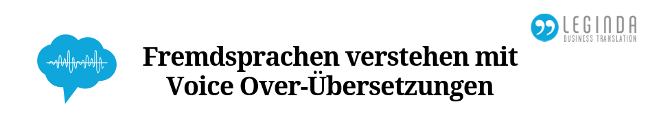 Voice Over-Übersetzungen Beitrag