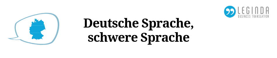 Deutsche Sprache, schwere Sprache Beitrag