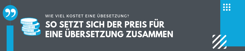 Preis für eine Übersetzung Blog